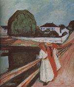 The Children on the bridge Edvard Munch